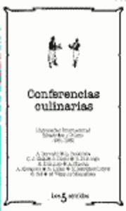 Conferencias culinarias | portada del libro