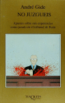 No juzguéis, de Gide | portada del libro
