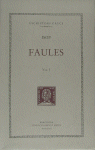 Faules, vol. I, de Isop | portada del libro