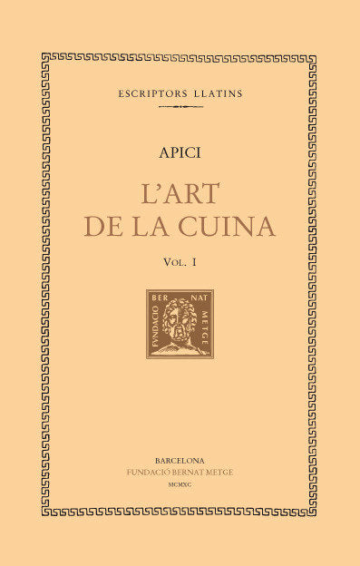 L'ART DE LA CUINA, VOL I, de APICI, MARC GAVI | portada del libro