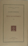 Dels acadèmics, vol. II, de Agustí d'Hipona | portada del libro