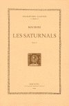 Les Saturnals, vol. I (llibre I), de Macrobi | portada del libro