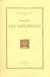 Les Saturnals, vol. III (llibre V), de Macrobi | portada del libro