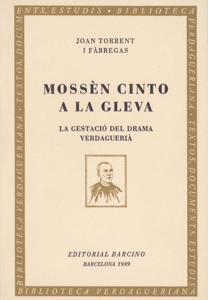 Mossén Cinto a la Gleva | portada del libro