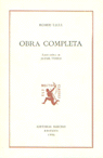 Obra completa | portada del libro