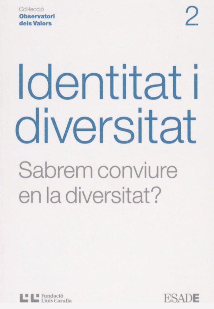 IDENTITAT I DIVERSITAT, de OLLER I SALA, MARIA DOLORS | portada del libro