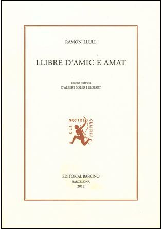 LLIBRE D'AMIC E AMAT, de LLULL | portada del libro
