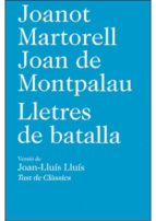 Lletres de batalla, de Joanot Martorell | portada del libro