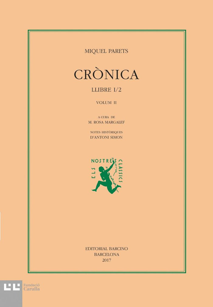 CRONICA VOL II LLIBRE 2 | portada del libro