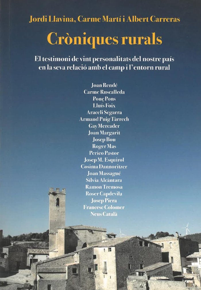 CRONIQUES RURALS, de MARTI | portada del libro