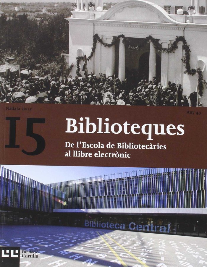 Biblioteques, de Varios autores | portada del libro