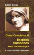 Ediht Stein. Obras Completas II, de Varios autores | portada del libro