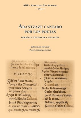 ARANTZAZU CANTADO POR LOS POETAS | portada del libro
