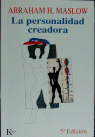La personalidad creadora, de Maslow, Abraham | portada del libro