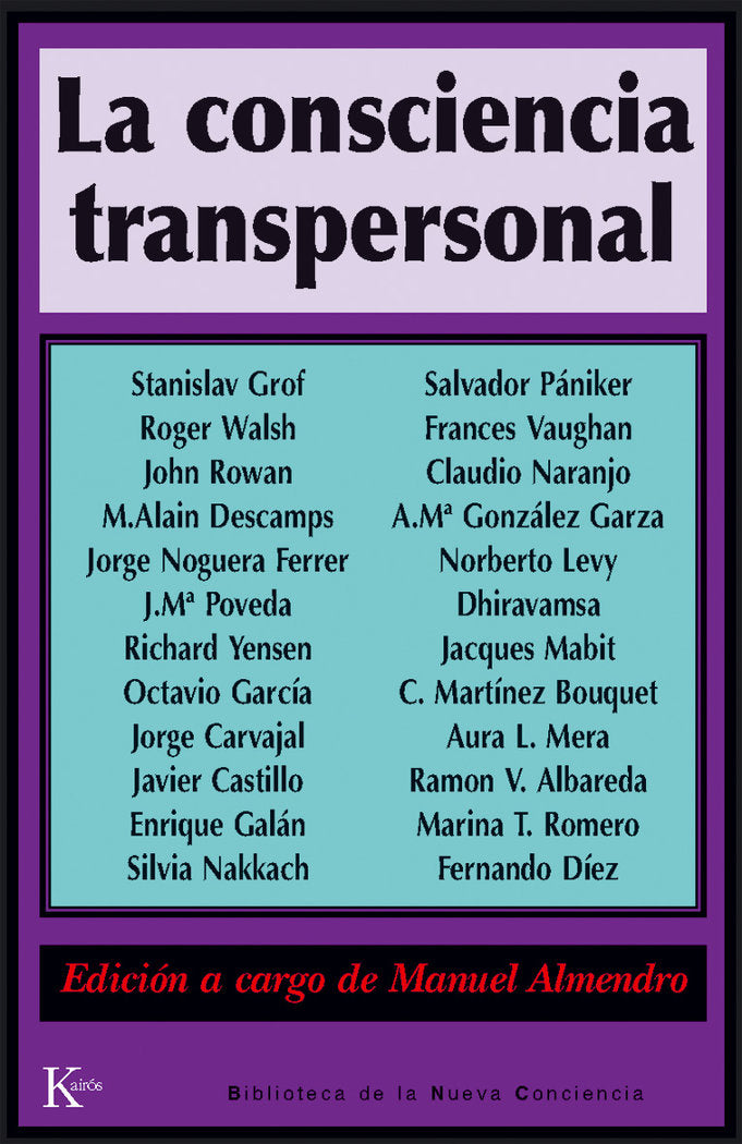 La consciencia transpersonal, de Varios autores | portada del libro