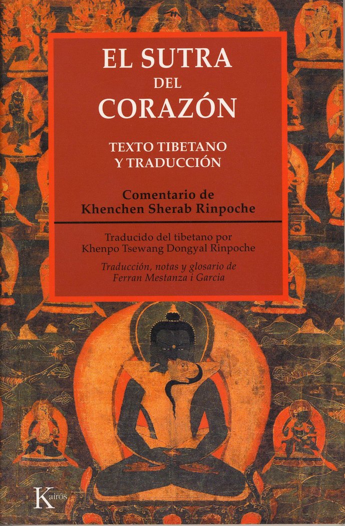 El sutra del corazón, de Rinpoche, Khenchen Sherab | portada del libro