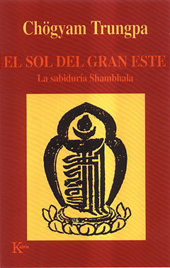 El sol del gran oeste, de Trungpa, Chögyam | portada del libro