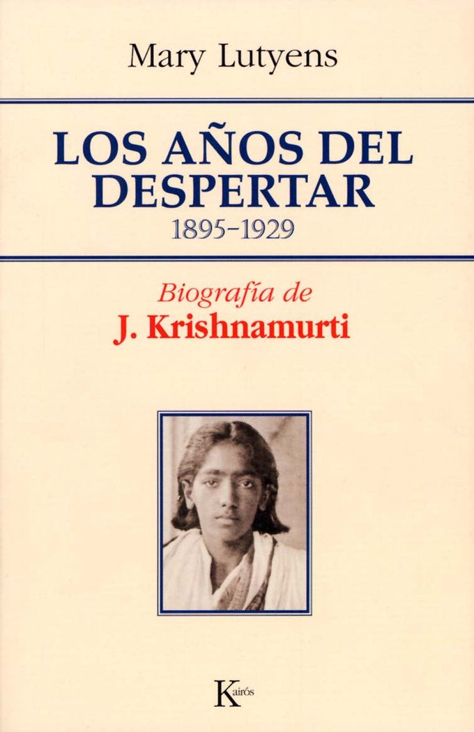 Los años del despertar, de Lutyens, Mary | portada del libro