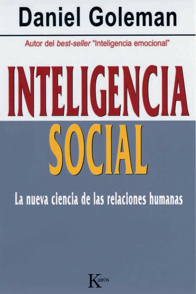 Inteligencia social, de Goleman, Daniel | portada del libro