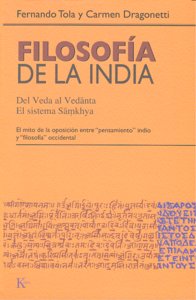 Filosofía de la India, de Tola, Fernando | portada del libro