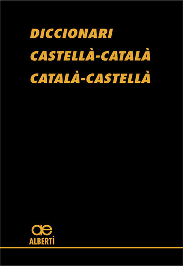 Diccionari gran castellà-català català-castellà, de Albertí, Santiago | portada del libro
