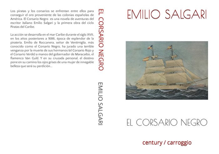 EL CORSARIO NEGRO, de SALGARI, EMILIO | portada del libro