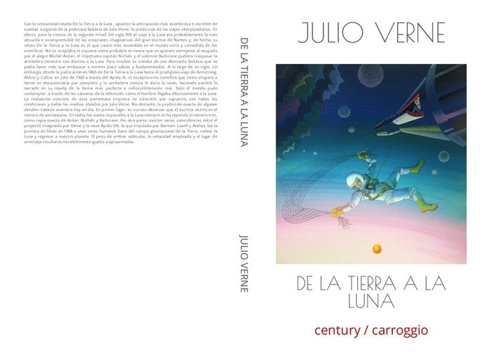 DE LA TIERRA A LA LUNA, de VERNE, JULIO | portada del libro
