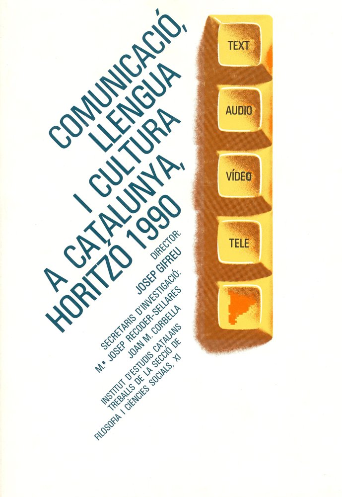 COMUNICACIO, LLENGUA I CULTURA A CATALUNYA, de GIFREU | portada del libro