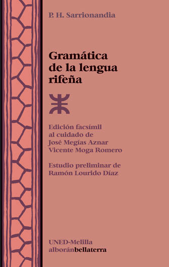 GRAMATICA DE LA LENGUA RIFEÑA, de SARRIONANDIA,P.H. | portada del libro