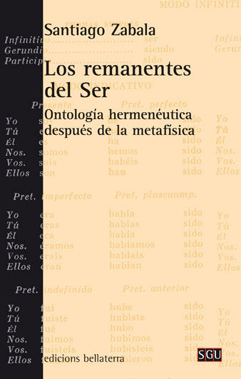 REMANENTES DEL SER, de ZABALA | portada del libro