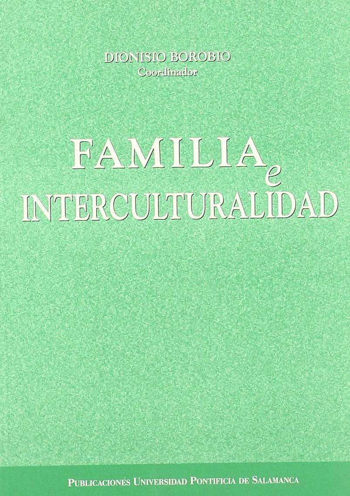 Familia e Interculturalidad, de Dionisio Borobio | portada del libro