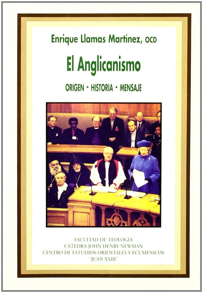 El Anglicanismo, de Llamas Martínez | portada del libro