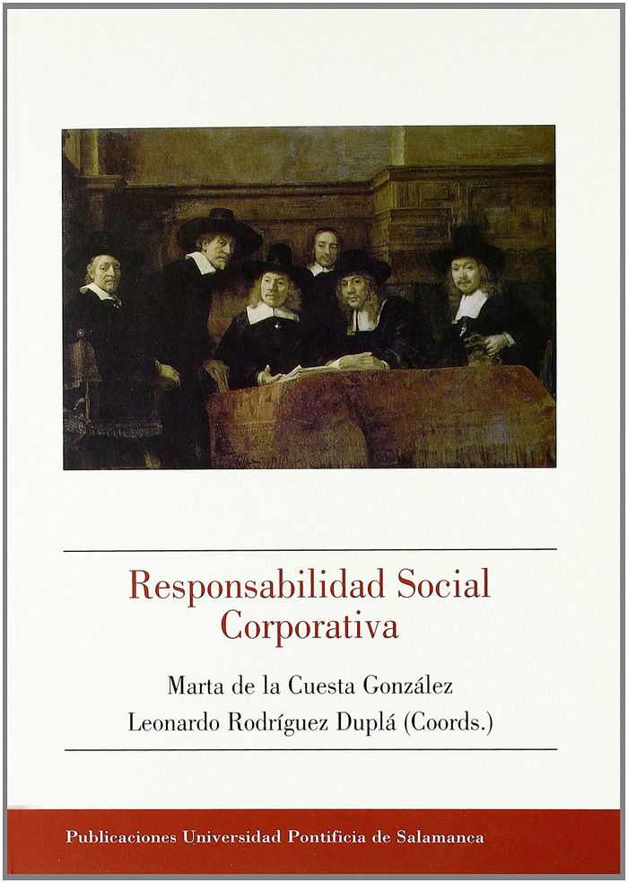 Responsabilidad Social Corporativa, de Cuesta González | portada del libro