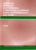 Curso de derecho matrimonial y procesal canónico para profesionales del foro, de Cortés Diéguez | portada del libro