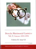 Derecho Matrimonial Canónico. Vol. I: Cánones 1055-1094 (2ª edición), de Aznar Gil | portada del libro