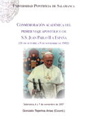 Conmemoración académica del primer viaje apostólico de S.S. Juan Pablo II a España (31 de octubre a, de Tejerina Arias | port