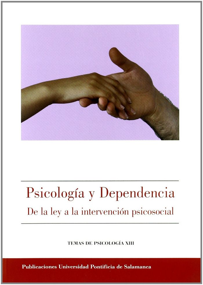 Psicología y dependencia. De la ley a la intervención psicosocial, de Raquel Sánchez Ordoñez | portada del libro