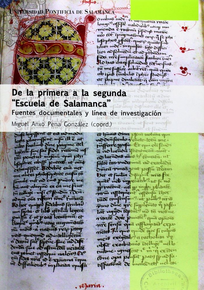 De la primera a la segunda "Escuela de Salamanca", de Pena González (Coord.) | portada del libro
