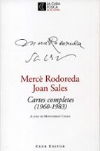 CARTES COMPLETES 1960-1983 RODOREDA - SALES, de Mercè Rodoreda | portada del libro