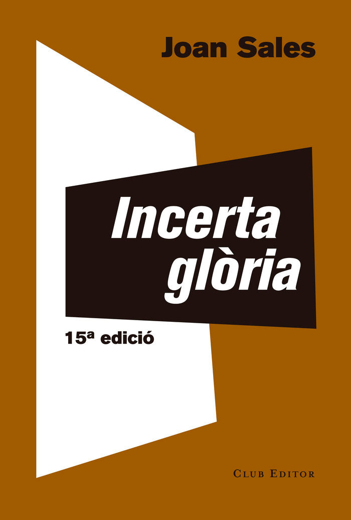 INCERTA GLÒRIA, de Sales | portada del libro