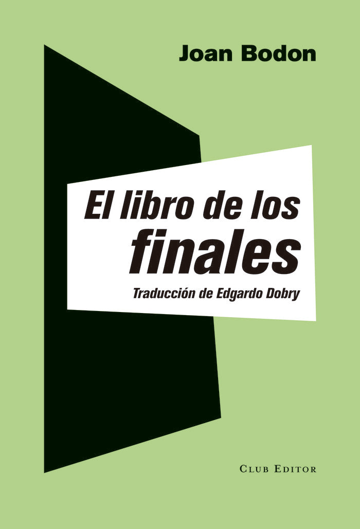 El libro de los finales, de Bodon, Joan | portada del libro