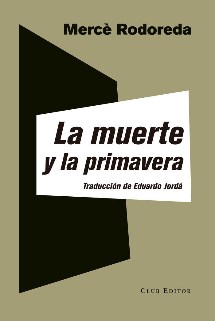 La muerte y la primavera, de Rodoreda | portada del libro