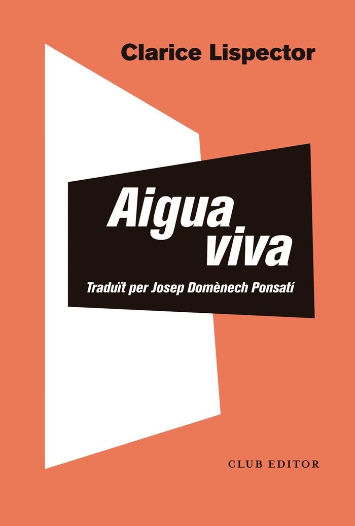AIGUA VIVA, de LISPECTOR, CLARICE | portada del libro