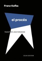 PROCÉS, EL, de Franz Kafka | portada del libro