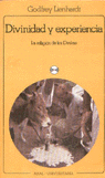 DIVINIDAD Y EXPERIENCIA, de Lienhardt | portada del libro