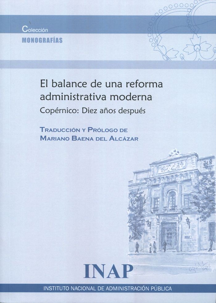 Balance de una reforma administrativa moderna | portada del libro