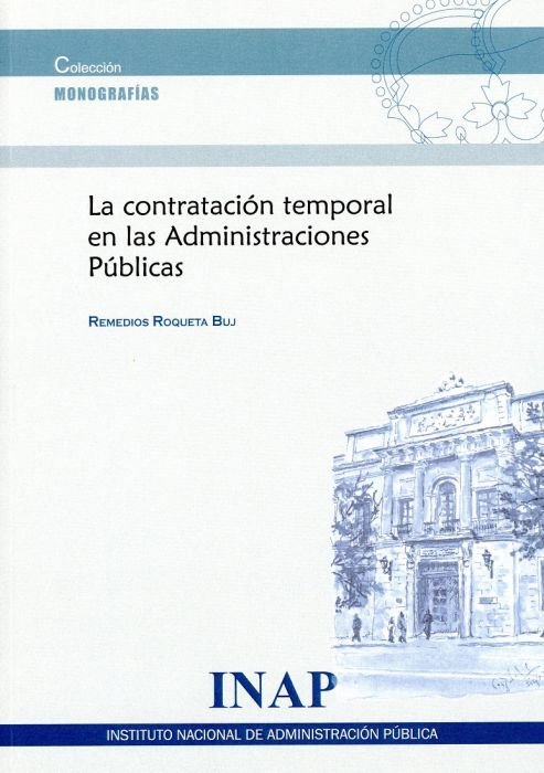 Contratación temporal en las administraciones públicas, de Roqueta Buj | portada del libro