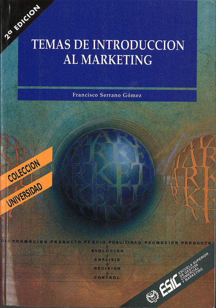 Temas de introducción al marketing, de Serrano Gómez, Francisco | portada del libro