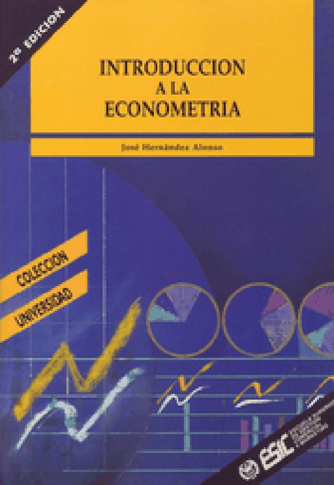 Introducción a la econometria, de Hernández Alonso | portada del libro