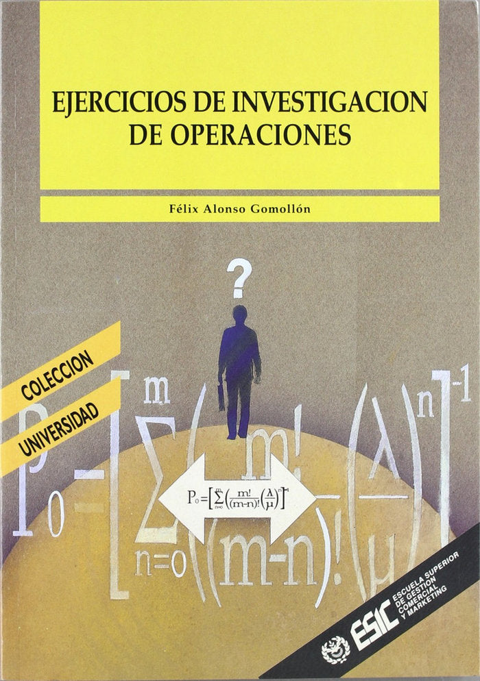 Ejercicios de investigación de operaciones, de Alonso Gomollón | portada del libro